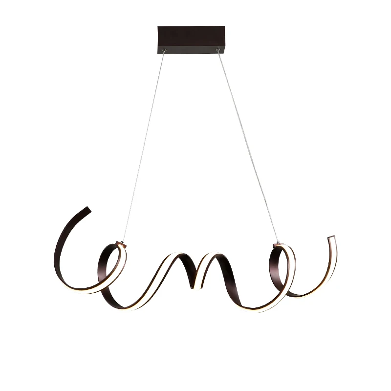 Светодиодные подвесные светильники современная волна подвесной светильник для