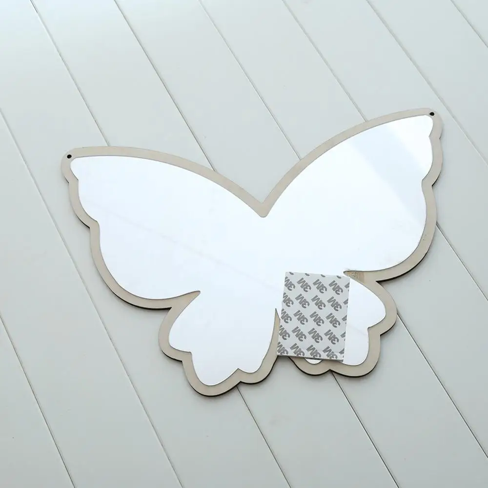 Skinny butterfly INS, скандинавском стиле, Бабочка, Бэтмен, облако, безосколочный акриловый, украшение для ванной комнаты, зеркало для детской комнаты, украшение стены, дизайн детской комнаты - Цвет: Skinny butterfly
