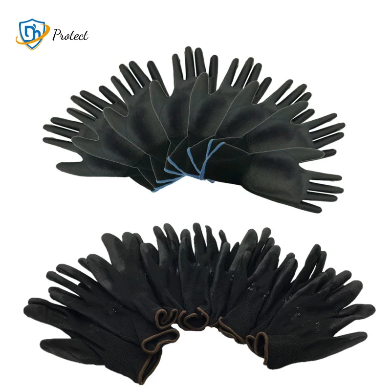 Защитные рабочие перчатки из полиуретана специальные для рабочих товары