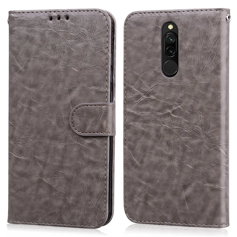 Xiaomi Redmi 8 чехол Redmi 8 чехол мягкий силиконовый кожаный бумажник флип-чехол для Xiaomi Redmi 8 Redmi8 чехол для телефона держатель для карт Fundas