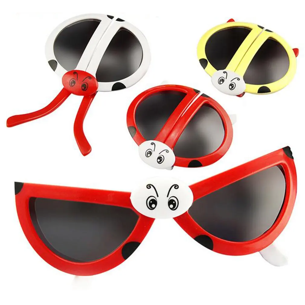 

Cute Fashion Folding Ladybug Deformity Sunglasses Puzzles Toy Baby Toys Flexible Construction Birthday Gift for Kids