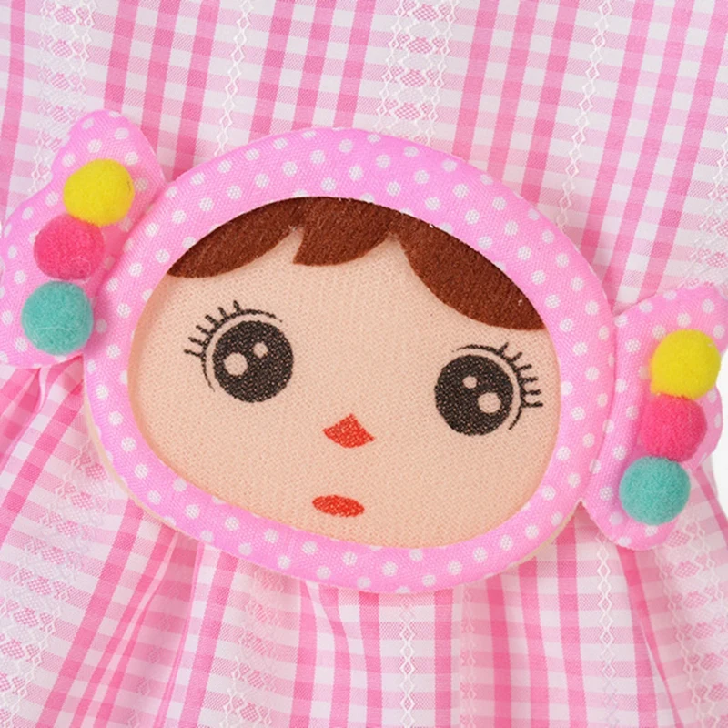 Летнее платье принцессы костюм для животного с Сетчатое девочкой печатных щенок