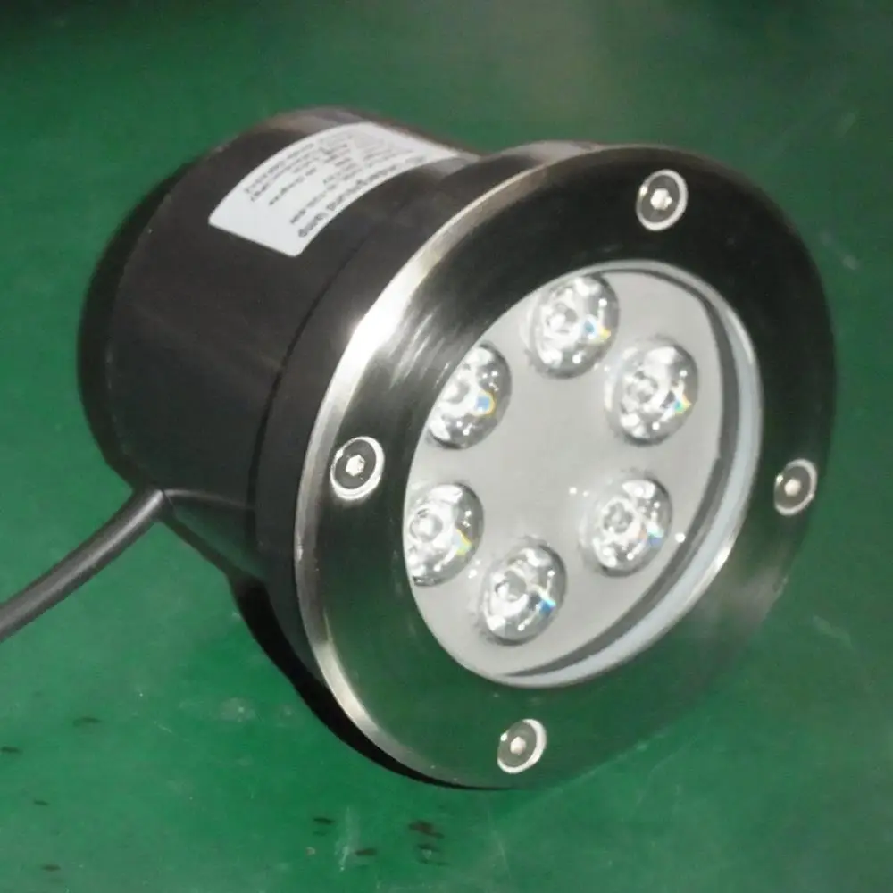 

6 Вт 18 Вт светодиодный подземные лампы 12V 24V 110V 220V AC 85-265V Открытый IP67 Водонепроницаемый утопленные лампы DMX512 RGB Цвет садового освещения CE