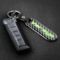 motorcycle accessories printing carbon fiber nameplate metal keychain free custom for kawasaki versys1000 versys650cc 2018 2019