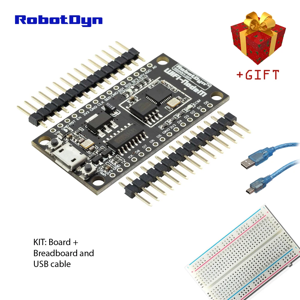 NodeMCU V3 Lua wifi модуль интеграции ESP8266+ дополнительная память 32M flash, USB-serial CH340G