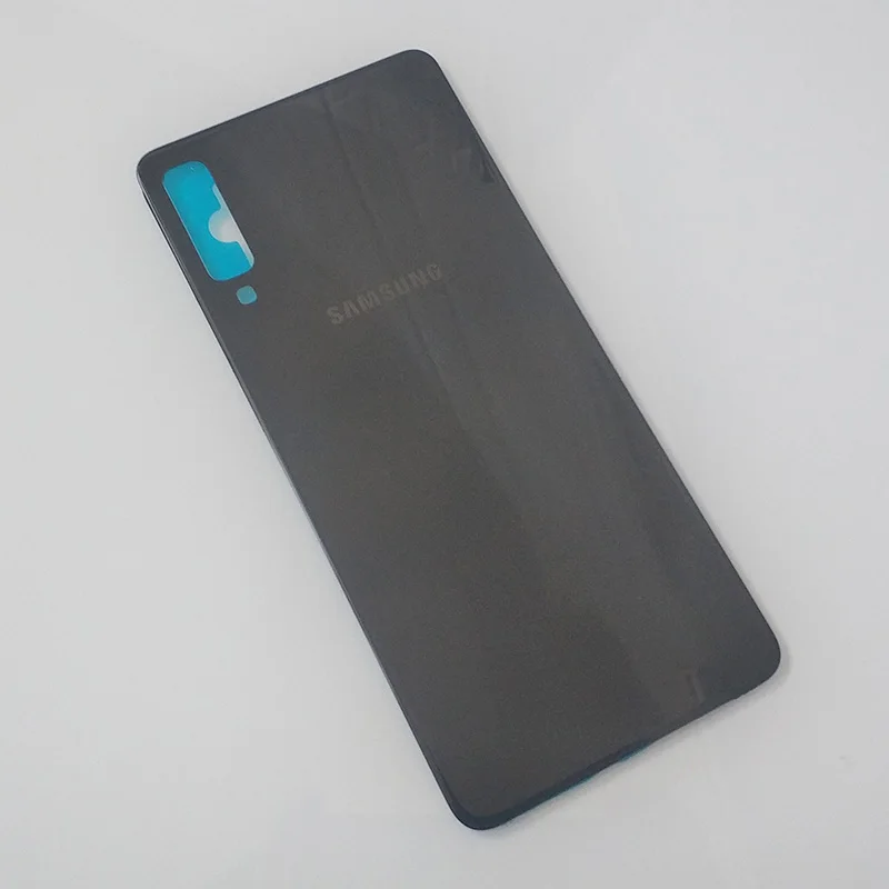 Samsung Galaxy A7 A 7 Задняя крышка батареи A750 чехол A750F SM-A750 задняя дверь корпус стеклянная панель запасные части