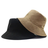 winter big size bucket hats plus size man hat large head outdoor panama caps suede fisherman hats 56 58cm 58 60cm 60 63cm