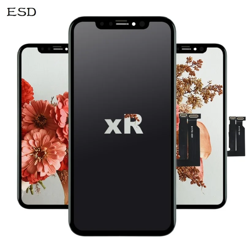 

Запасные части для iphone xr, ЖК-дисплей, сенсорный экран, дигитайзер в сборе