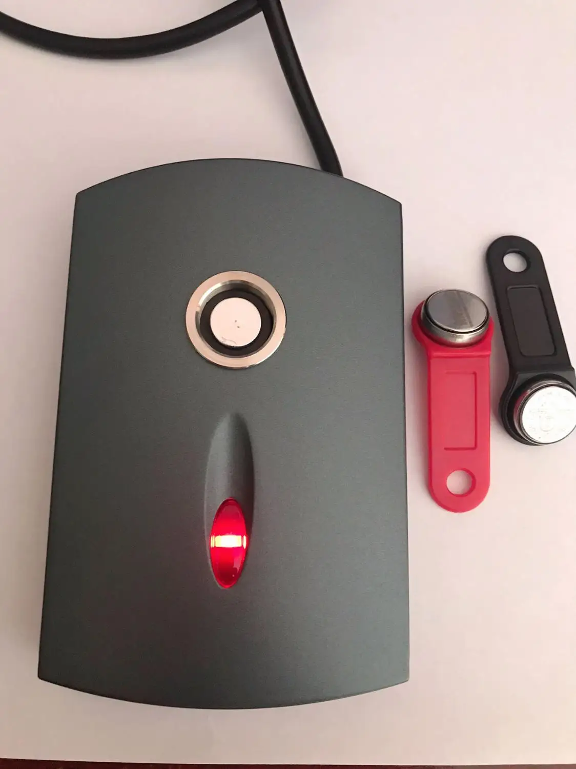 RS232 iButton программист DS1990A TM ридер писатель Копир Дубликатор Cloner + 1 шт. TM1990A F5 брелок