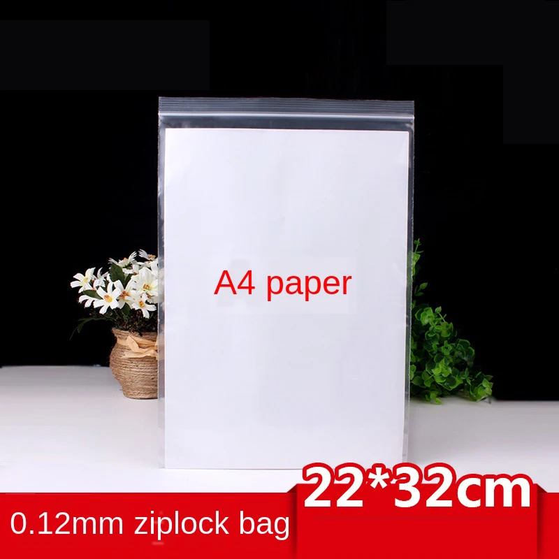 Мешок с молнией яркого цвета 12 большой Шелковый Пластик сумка 22X32cm A4 Бумага