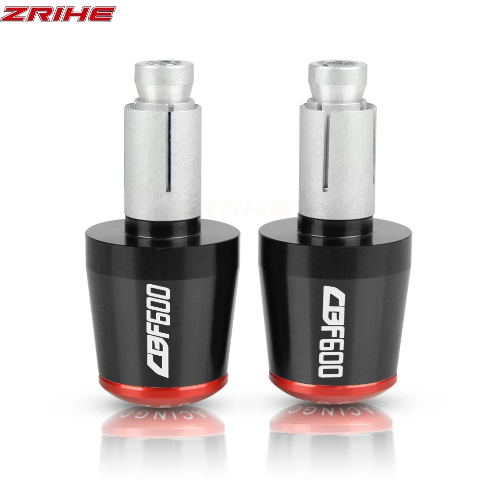 

For HONDA CBF600 CBF 600 N/NA/S/SA 2004-2012 2013 Motorcycle 7/8" 22MM Handlebar Hand Grips Handle Bar End Cap With CBF600 LOGO