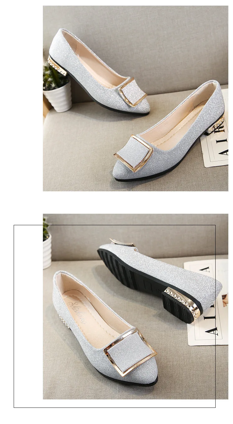 2021 Autumn Summer Fashion Women's Shoes Solid Color Soft Sole Casual Shoes High Quality Single Shoes Women