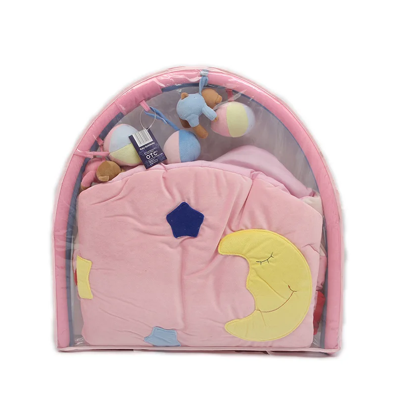 

Cartoon Soft Moon Bear Hat Sleeping baby playmat gym kids rug crawling mat kids carpet toys for toddler boys children plush doll