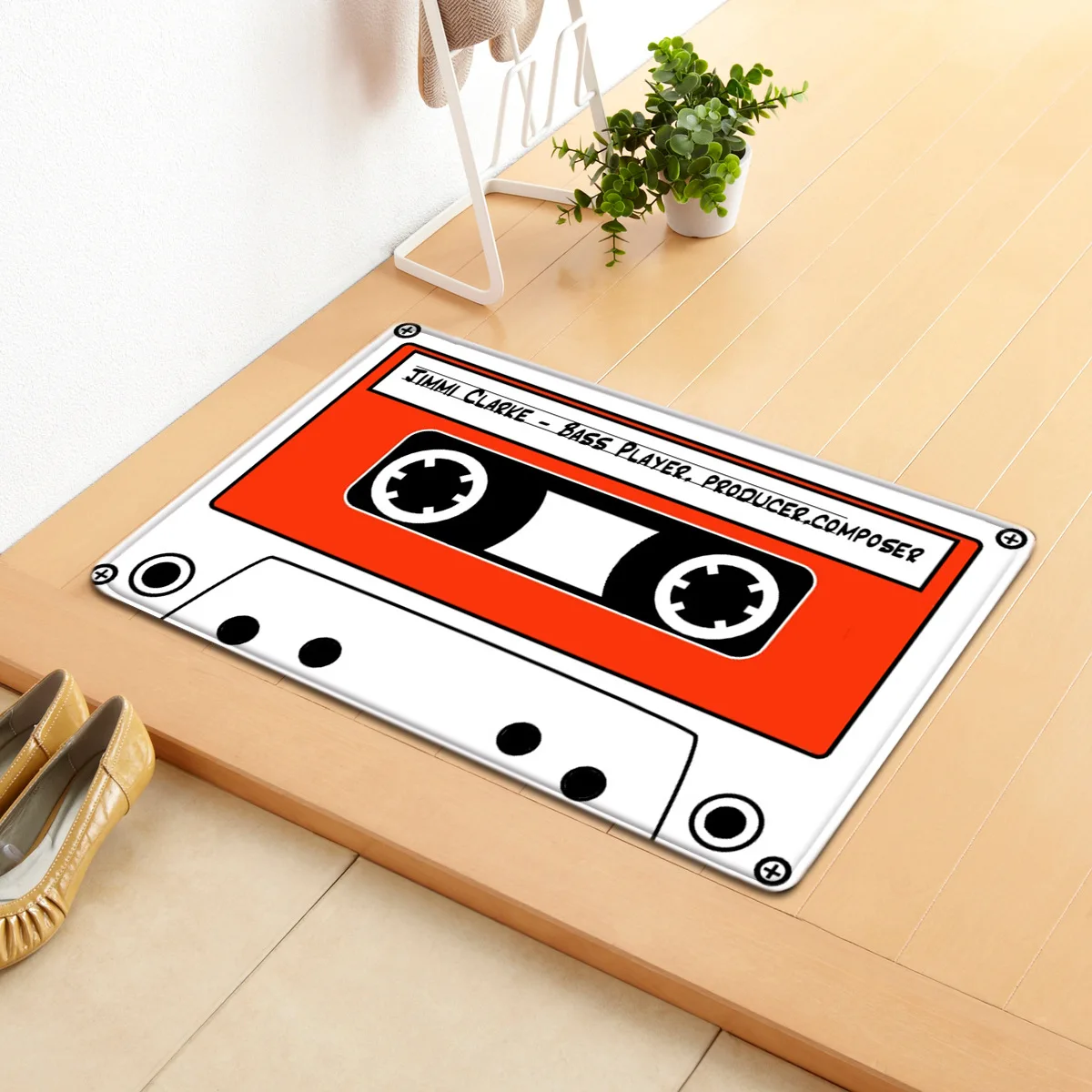 Zeegle Противоскользящий коврик для двери ванной комнаты прихожей впитывающий