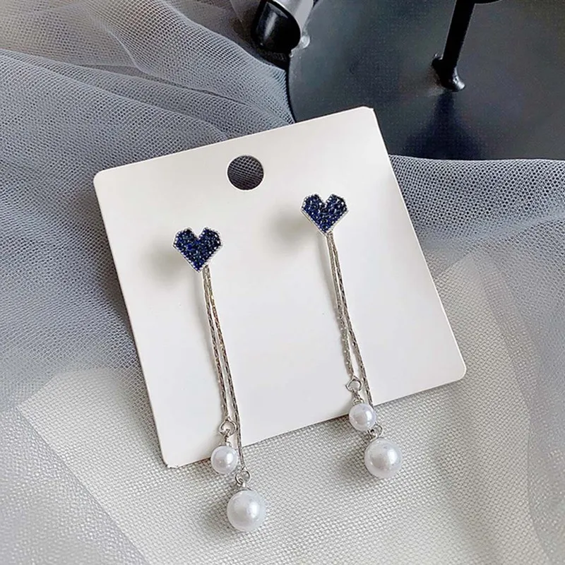 Женские серьги-подвески с жемчугом 1 пара | Украшения и аксессуары