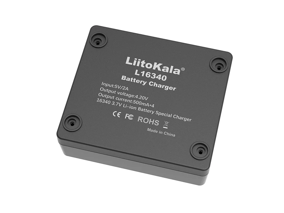LiitoKala Lii-16340 Charger 3.7V 4.2V Rechargeable battery CR123A CR123 16340 Charger