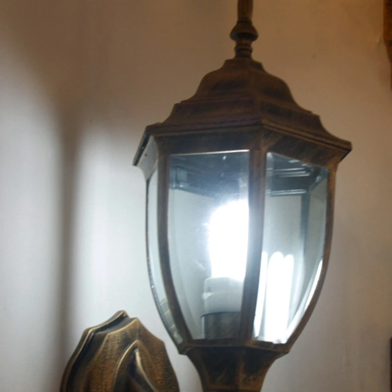 

Waterproof Wall Porch Lights Garden Street Balcony Corridor Vintage Garland Lawn Decor