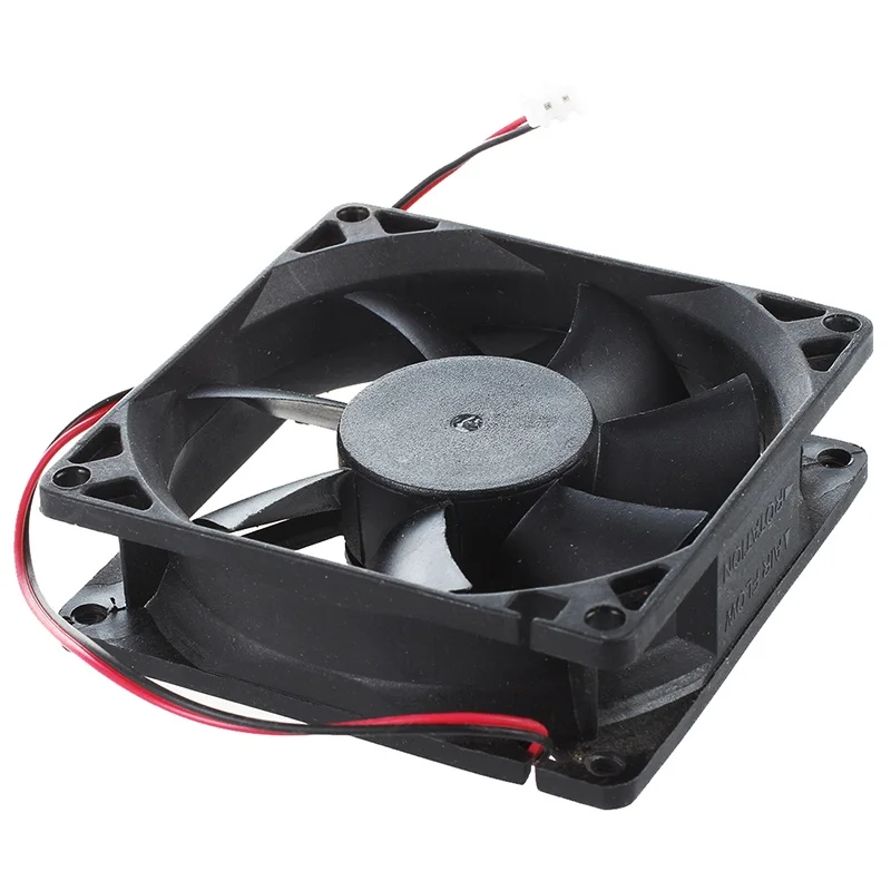 Чехол-кулер для ПК 80 мм x 25 бесщеточный постоянный ток 24 В черный | Компьютеры и