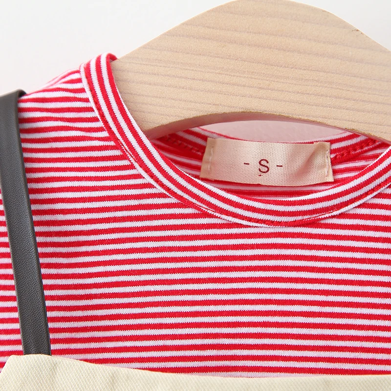 YALOODE летнее платье для маленьких девочек хлопковая одежда в полоску с оборками