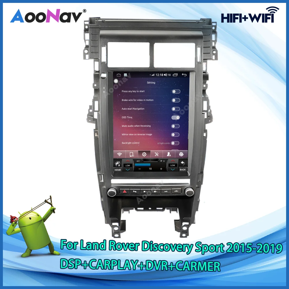 

Vertical Screen Android Car Radio Stereo For Land Rover Discovery Sport 2015-2019 Autoradio GPS Navigation Multimedia DVD Player