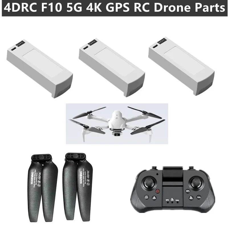 4dr F10 F-10 WiFi FPV 360 ° рулон 4K GPS для самостоятельного следования RC Дрон запасные части 3