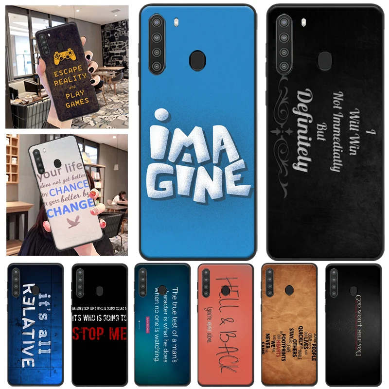 

Fashion Case For Samsung Galaxy A21 Phone Case Galaxy A21 Case Soft TPU Silicon Phone Cover For Samsung A21 A 21