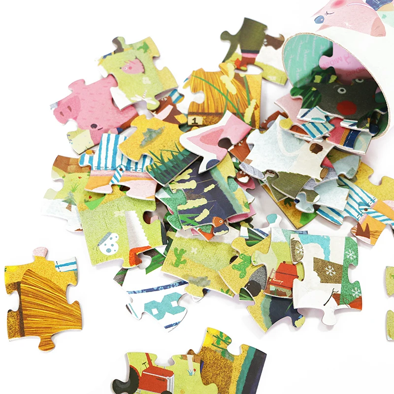63 шт. детские развивающие игрушки-пазлы для детей 3 лет | Игрушки и хобби