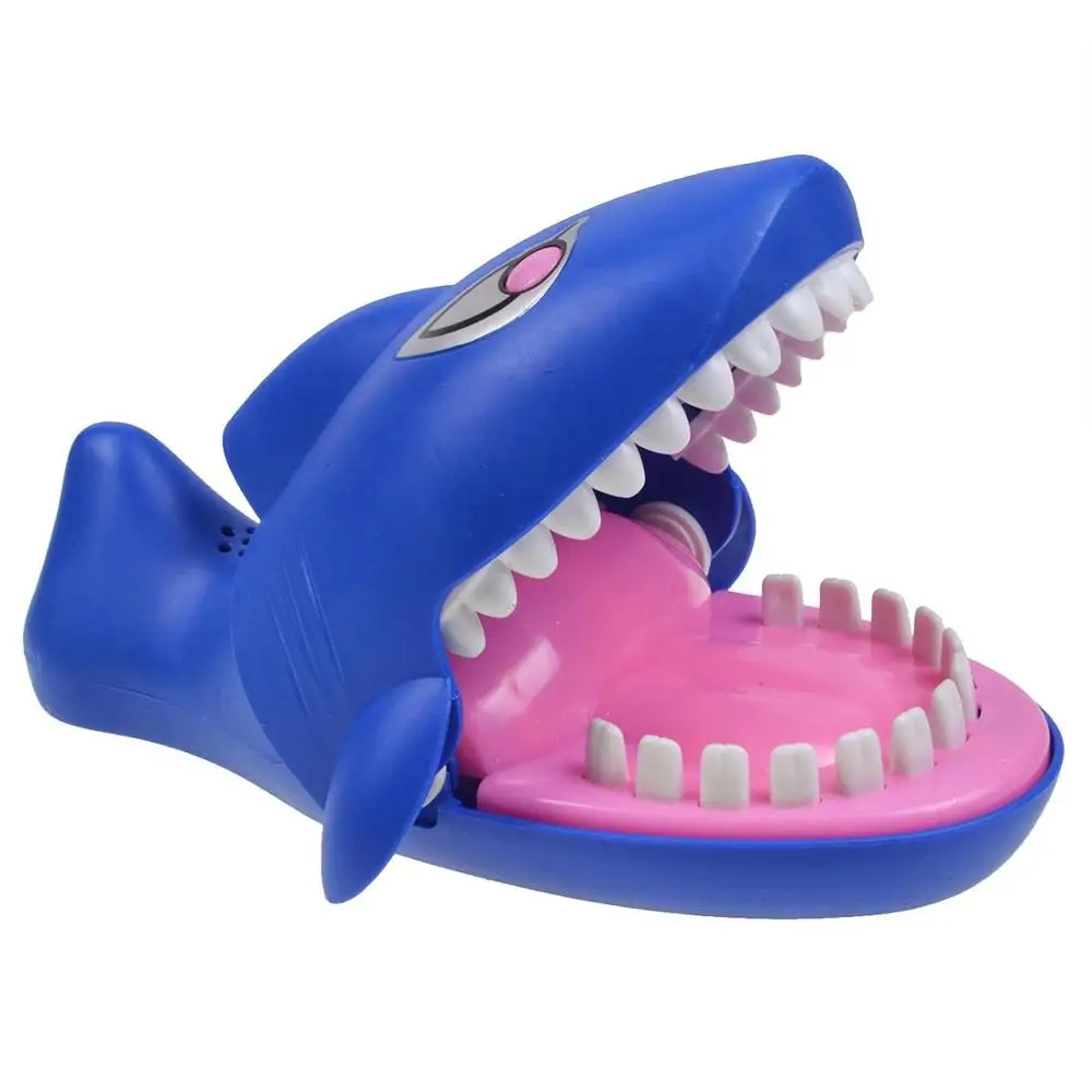 Бесплатная доставка Большая акула стоматолога игра игрушка для детей злой смех