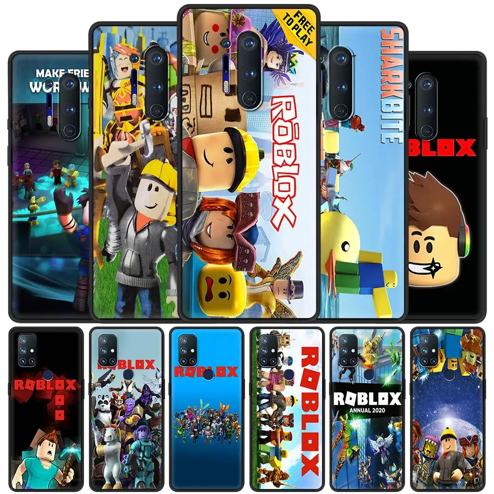 

For OnePlus 8 Nord 7Pro Case For One Plus Z N10 5G 8T 7 Pro n100 7T 6T Full Protection Soft Phone Cover Robloxes Game Shell Capa