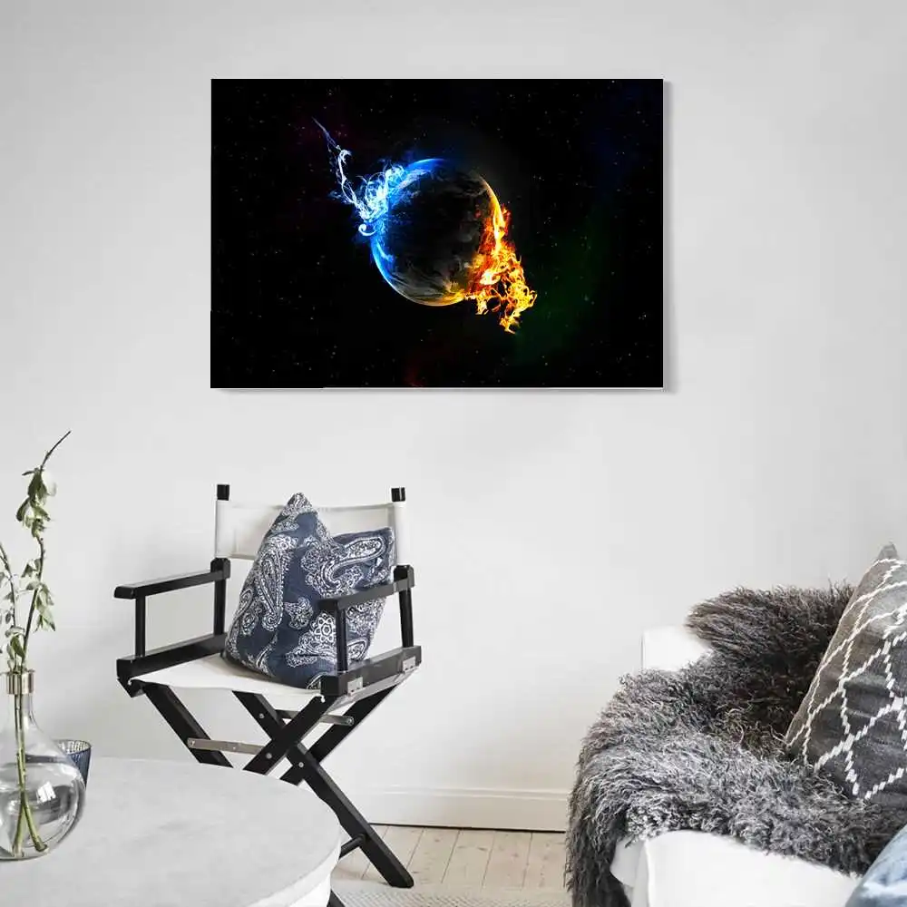 

Abstract sci fi aesthetic grunge room decor bedroom landscape Abstract picture posters and prints living room