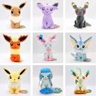 1 шт. 17-25 см TAKARA TOMY Pokemon Sylveon Eevee Vaporeon brion Umbreon Ice Eon Jolteon Flareon Мягкие плюшевые игрушки подарки для детей