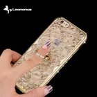 Роскошный чехол для iPhone 7, 7Plus, 6, 6s Plus, Samsung Galaxy S8, S8 Plus, S7 Edge, 3D чехол-подставка с кольцом-держателем для телефона с бриллиантами и цветами