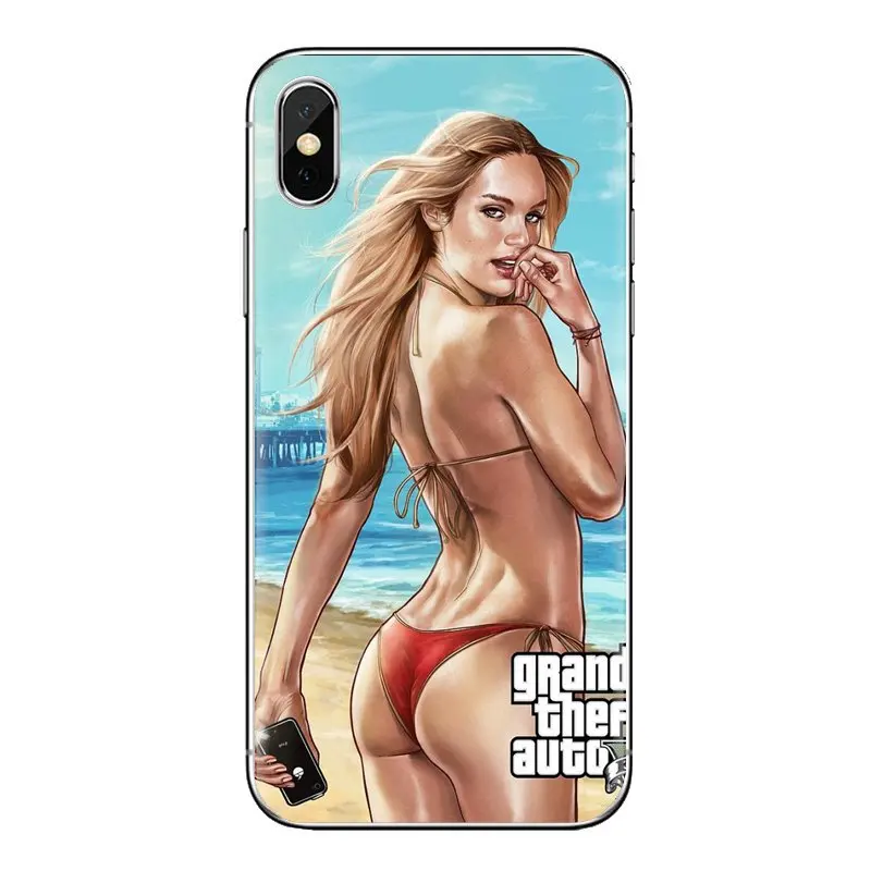 GTA San Andreas Auto 5 V TPU чехол сумка для iPhone XS Max XR X 4 4s 5S 5C SE 6 6S 7 8 Plus samsung Galaxy J1 J3 J5 J7 A3 A5 |