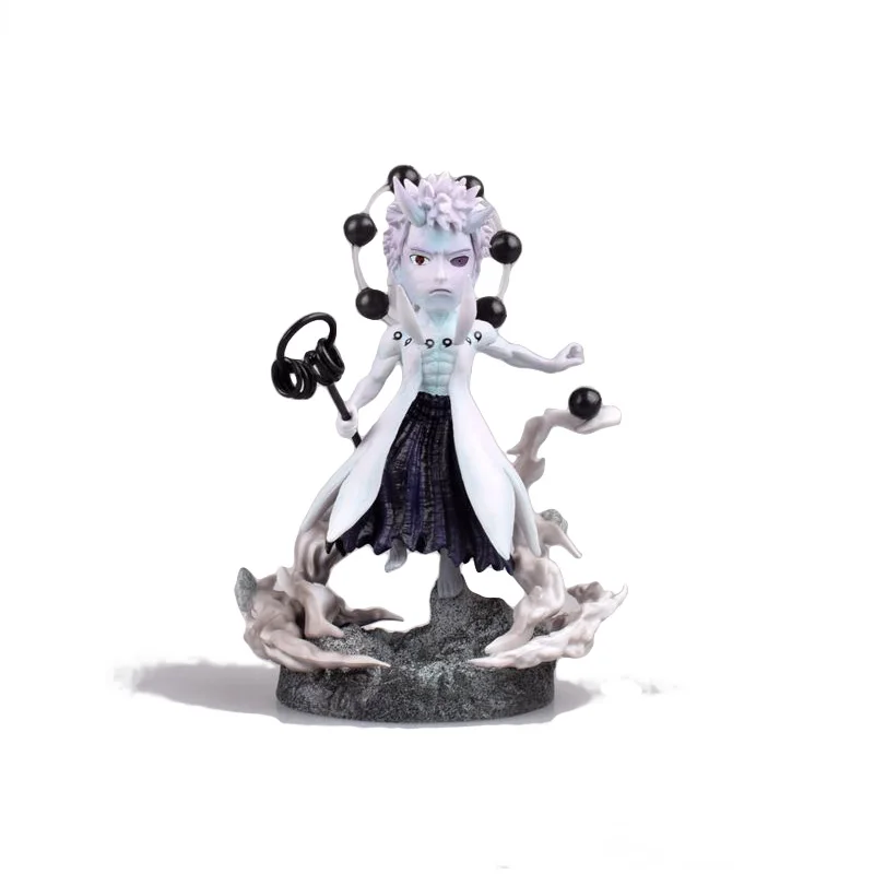 Аниме масштаб 1/10 окрашенная фигурка версия битвы Учиха Обито мини Экшн из ПВХ