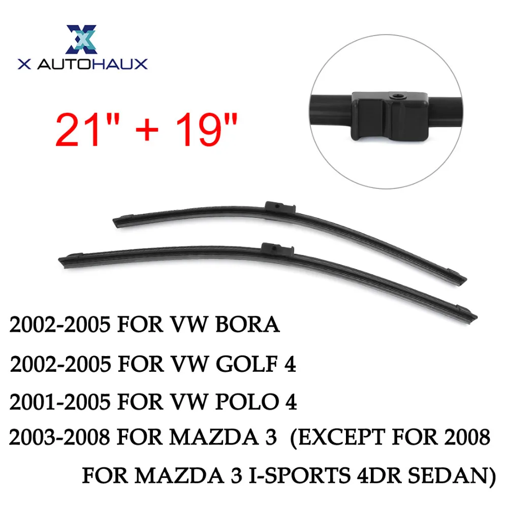 X Autohaux 21 &quot+ 19&quot точные лезвия стеклоочистителя для Volkswagen VW BORA GOLF 4 POLO 2002 до 2005