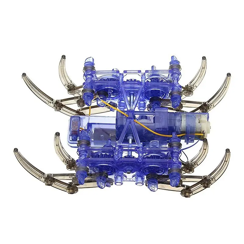 DIY Assemble Intelligent Electric Spider Robot Toy Educational Kit Hot Selling Assembling Building Puzzle Toys High Quality | Игрушки и