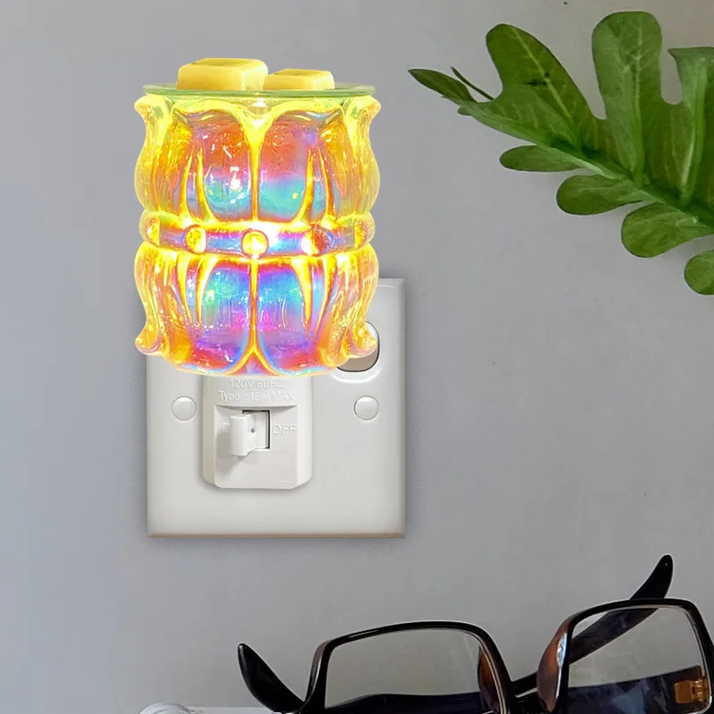 Электрический подогреватель свечи стеклянный обогреватель ароматов для