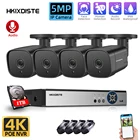 IP-камера видеонаблюдения, 4K, 4 канала, POE, NVR