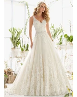 abiti da sposa cap sleeve wedding gowns sexy backless lace wedding dress plus size 2016 princess vestidos de noivas casamento