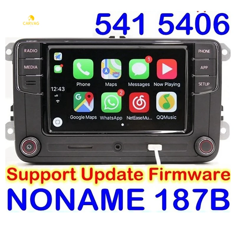 Noname Carplay RCD330 RCD330G Plus 6.5 MIB радио для VW Golf 5 6 Jetta CC Tiguan Passat Polo Touran 187B RCD510 RCN210 5406 5314 и т.д. - Неизвестное радио Carplay RCD330 RCD330G Plus 6.5 MIB для VW Golf 5 6 Jetta CC Tiguan Passat Polo Touran 187B RCD510 