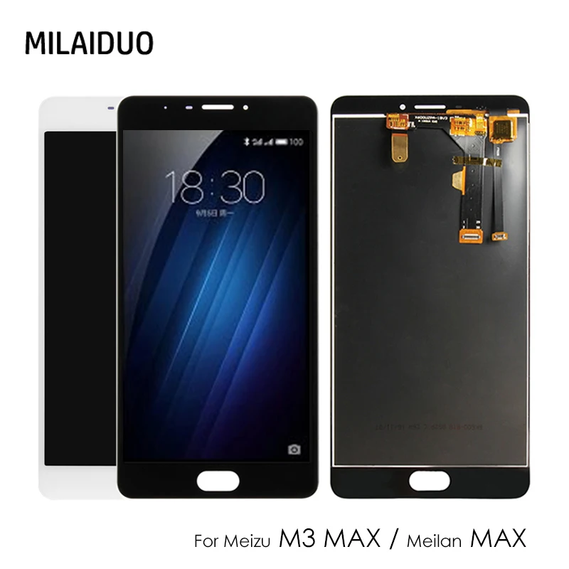 ЖК дисплей для Meizu M3 Max S685H кодирующий преобразователь сенсорного экрана в сборе