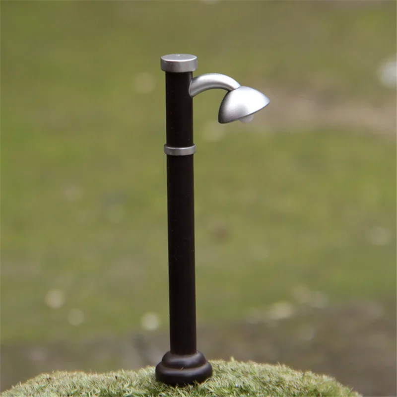 

Street Lamp Figurines Fairy Garden Home Desk Decor Dog Pot Miniatures Landscape DIY Crafts Accessories