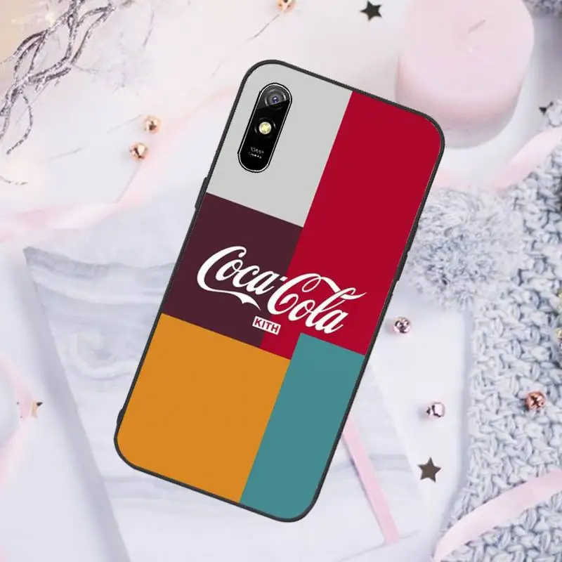 

famous luxury brand coca coke Phone Cases For Xiaomi Mi Redmi Note 7 8 9 pro 8T 9T 9S 9A 10 Lite pro