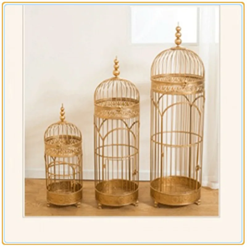 1 шт. декоративная железная птичья клетка шт.|Птичьи клетки и гнезда| |