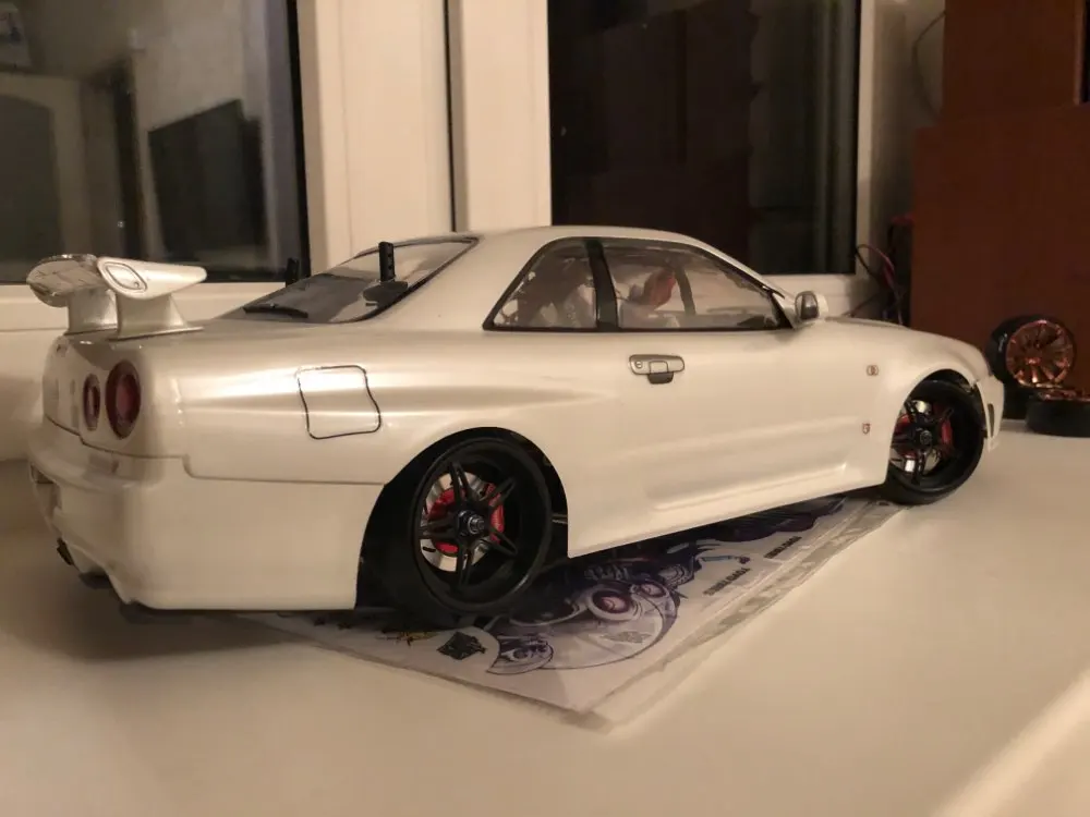 1:10 масштаб обод колеса тормозной диск из красного сплава 00145R fit 1/10 RC гоночный автомобиль на дороге/модели транспортных средств Запчасти и аксессуары