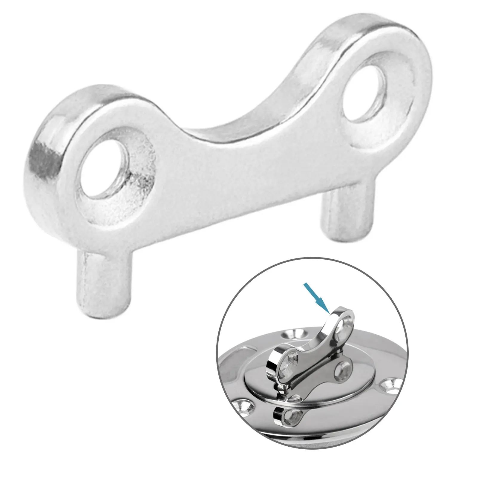 

Silver Stainless Steel Fuel Gas Water Waste Tank Deck Fill Filler Spare Cap Key Replacement Plate Tool For Boat Marine Yacht