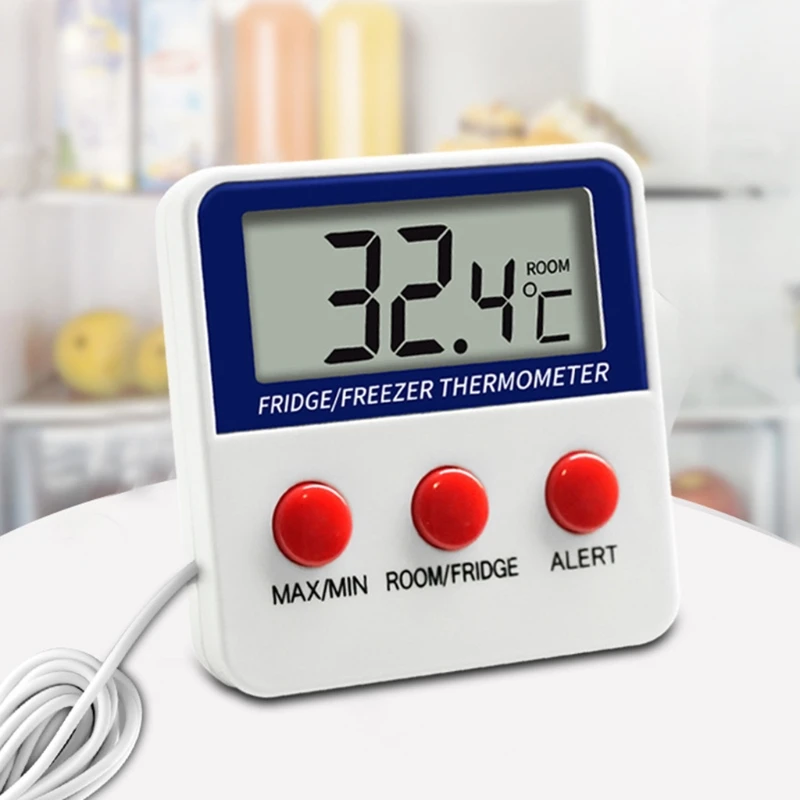 

Цифровой аквариумный термометр, высокоточный измеритель температуры для холодильника