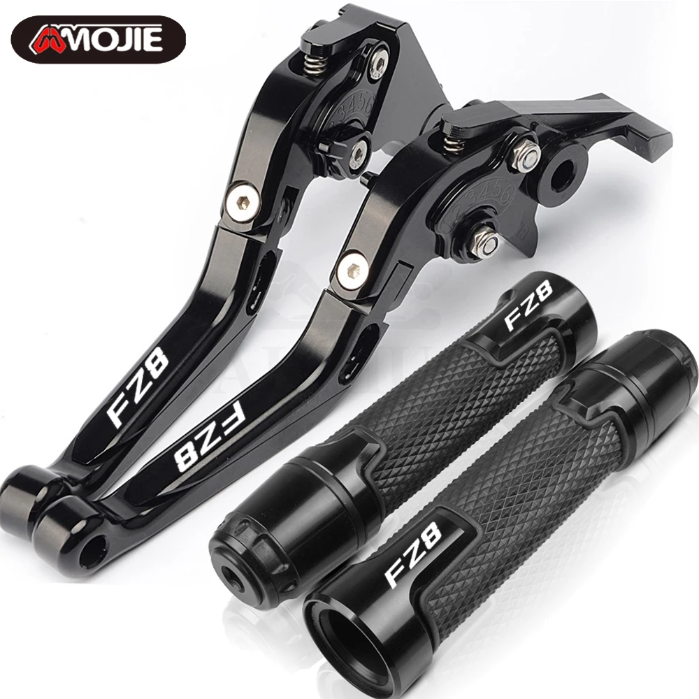 

For Yamaha FZ8 2011 2012 2013 2014 2015 2016 Motorcycle Accessories Extendable Brake Clutch Levers Handlebar Hand Grips ends