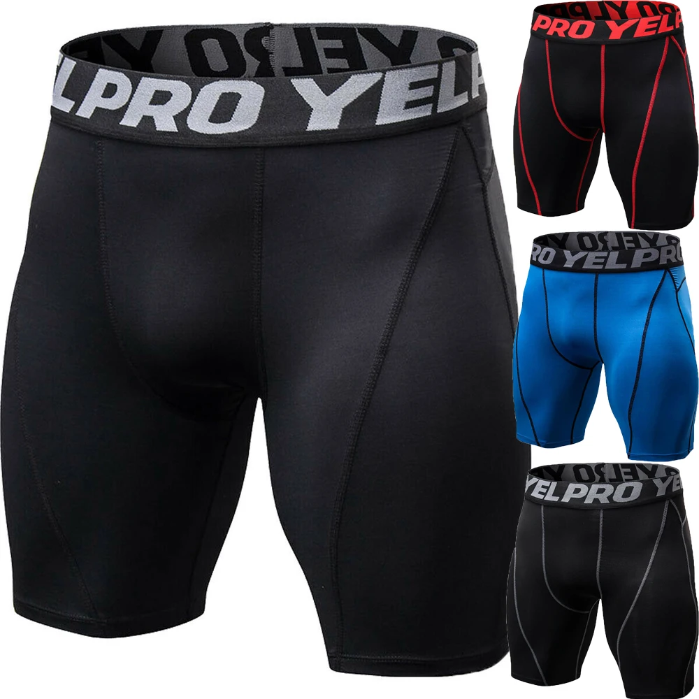 Мужские Светоотражающие колготки для бега быстросохнущие эластичные спортивные