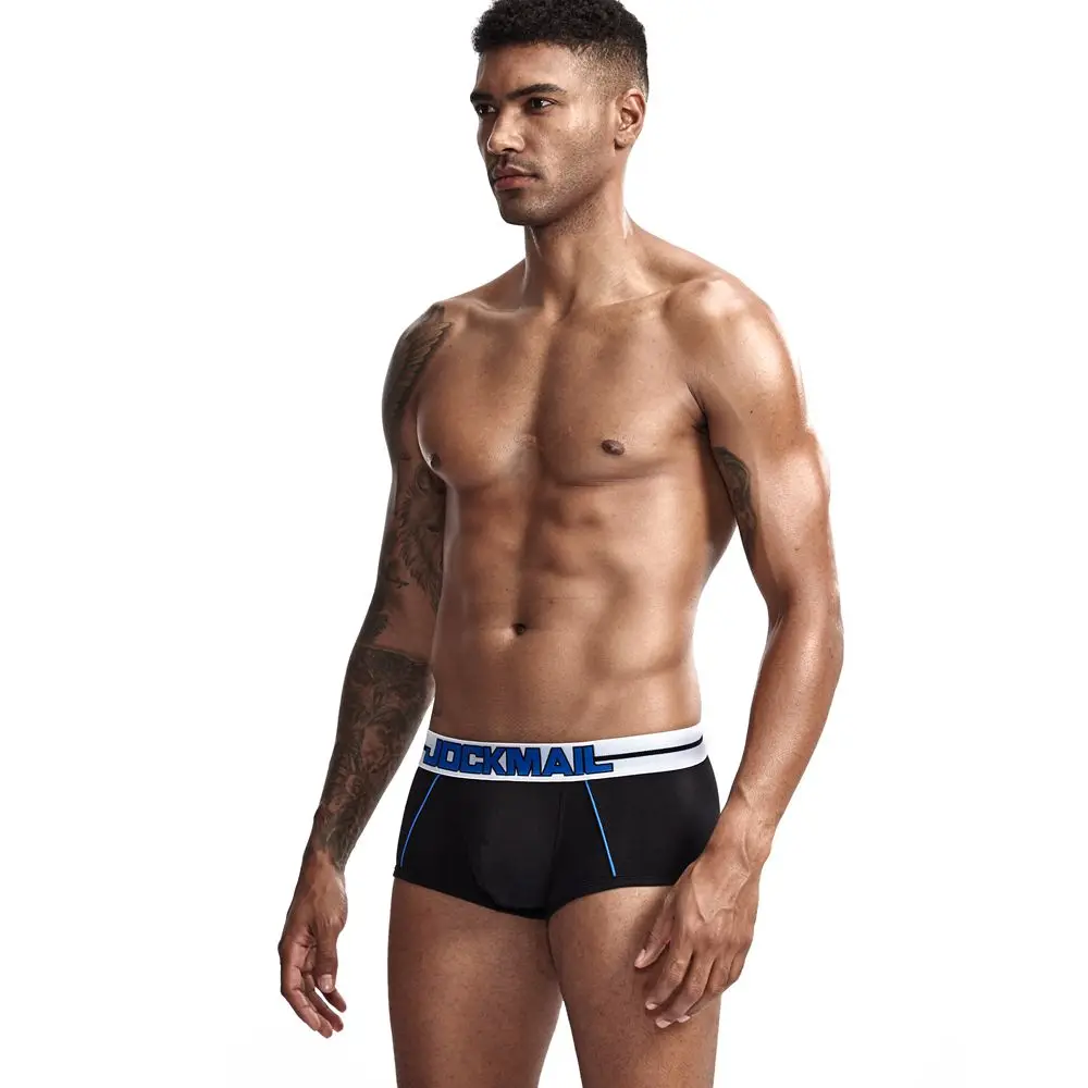 JOCKMAIL боксер для мужчин Новое модное мужское белье сексуальные мужские боксеры U выпуклая сепарация боксер homme подарок для мужчин cueca Gay